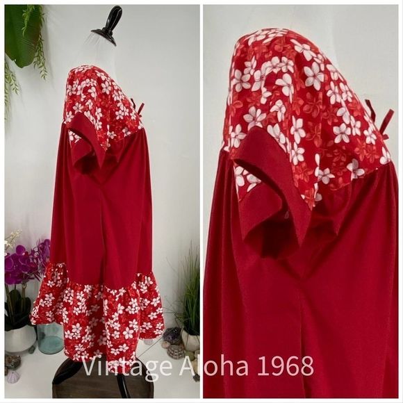 Good Times Hawaiian Muumuu like Bete Liberty House Hawaii T&L RM dress mu’u - Picture 3 of 9